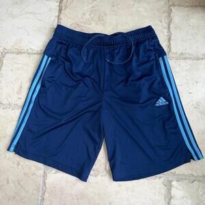 Adidas Blue Training Hoop Shorts Mens MD Vintage Y2K 90s Rare